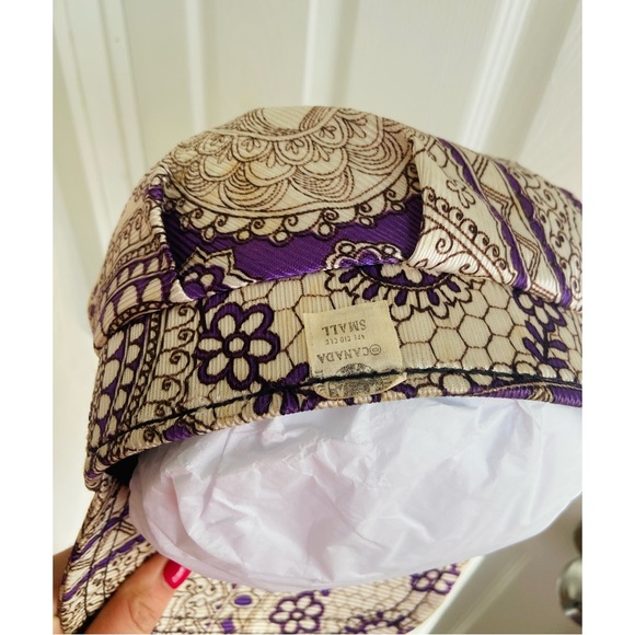 RARE 60s Deadstock True Hippie/Counterculture Psychedelic Mandala Newsboy Hat - Picture 7 of 7